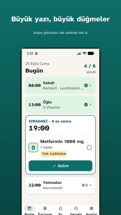 İlaç Saati ekran görüntüsü