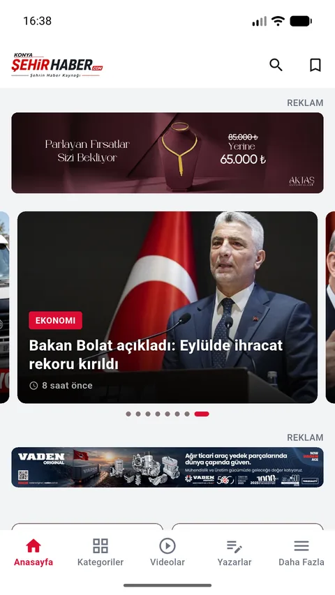Konya Şehir Haber ekran görüntüsü
